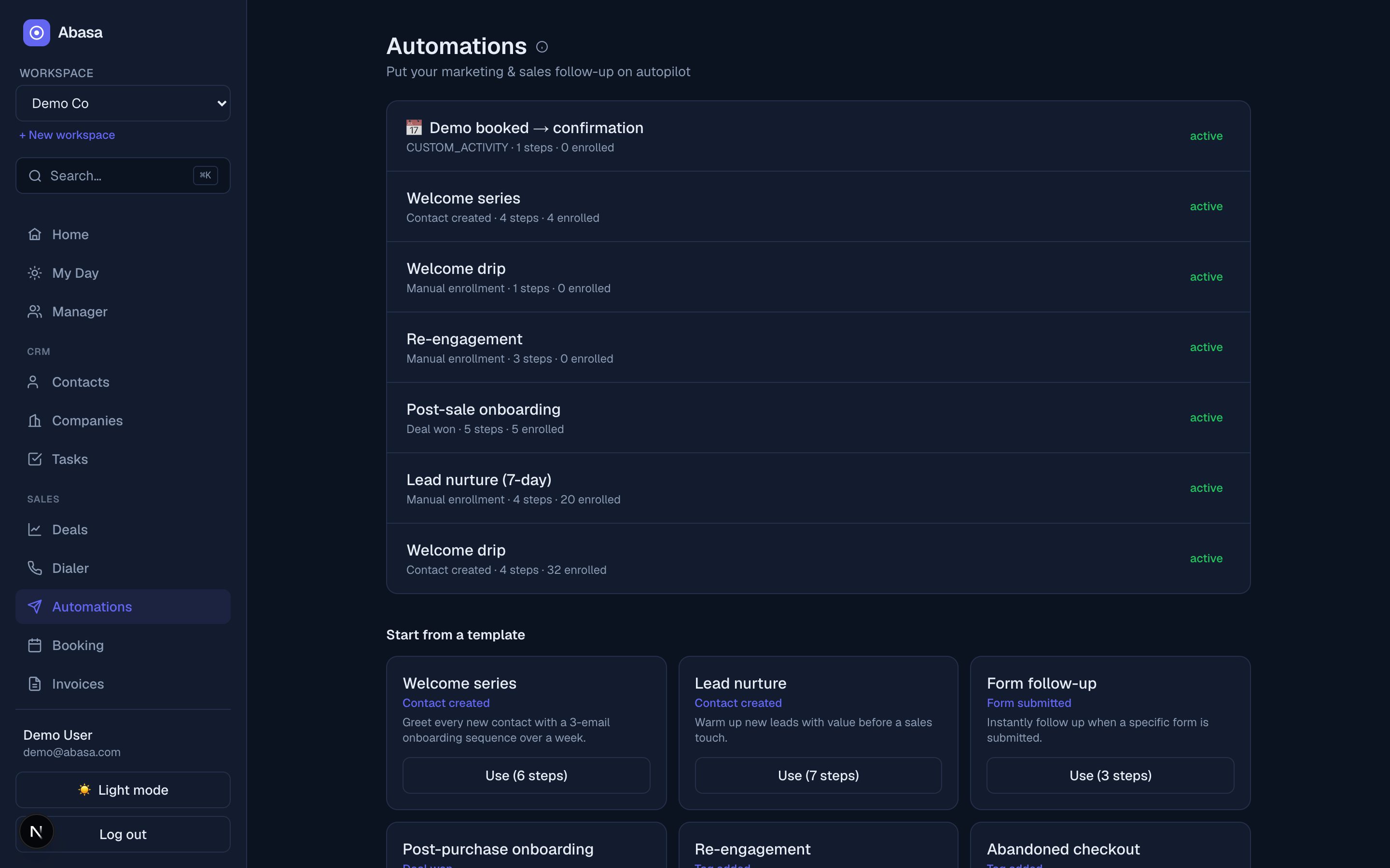 Abasa automations